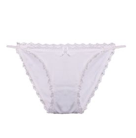 Women's Underwear Quick Drying Thin Strap (Option: White-One size)