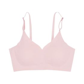 Beauty Back And Push Up Wireless Women's Underwear (Option: Pink-M)