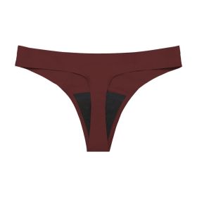 Four-layer Side Leakage Prevention Female Menstrual Underwear (Option: Skin Deep Purple-XL)