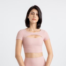Women's Quick-drying Skinny Yoga Clothes (Option: Cherry Blossom-L)